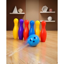 Kaliteyi Bul Çocuk Bowling Seti 6 Kuka ve Renkli Top ile