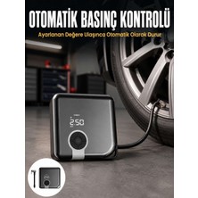 Bin1çeşit Kompakt Tasarımlı LED Işıklı Taşınabilir Diyafram Tip Kompresör Yeni Nesil