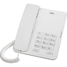 Karel TM140 Beyaz Analog Masa Üstü Kablolu Telefon
