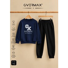 Overmax ® Baskılı Çocuk Sweatshirt & Eşofman Altı Takım – 3-12 Yaş