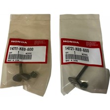 Yıldırım Emme Egzoz Subap Takımı Orjinal 14711-K69-600 Honda Actı