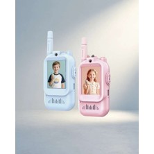 Bin1çeşit Modern Ekranlı Walkie Talkie 400 Metre Menzil ile Çocuklar Için