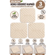 Evolis Kitchen 3 Adet Kötü Koku Önleyici Silikon Mat Banyo Mutfak Lavabo Balkon Gider Tıpası Kapağı Böcek Önleyici