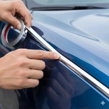 Uyumlu Yapışkanlı Krom Nikelaj Trim Şerit 18MM 5m – Araç ve Dekor Kullanımına