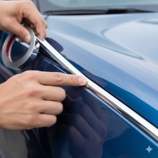 Phedra Uyumlu Yapışkanlı 18 mm 5 Metre Krom Nikelaj Trim Şerit – Araç Dış Dekor Bandı✅
