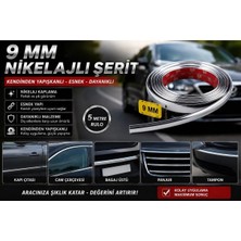 Lada 2115 9 mm Nikelaj Şerit 5 Metre Yapışkanlı