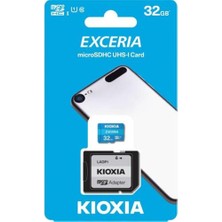 Kıoxıa Kioxia 32GB Exceria Microsdhc Uhs-1 C10 100MB/SN Hafıza Kartı