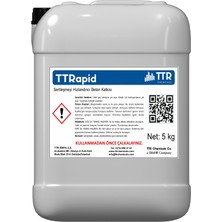 TTR Chemicals Ttrapid Sertleşmeyi Hızlandırıcı Beton Katkısı-5 kg