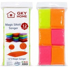 Bin1çeşit Gky Home 12'li Magic Sosyete Sünger