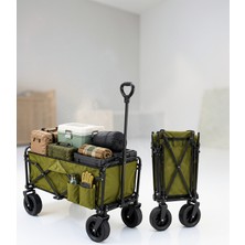 Kaliteyi Bul Katlanabilir Wagon Taşıma Arabası 130 kg Kapasite