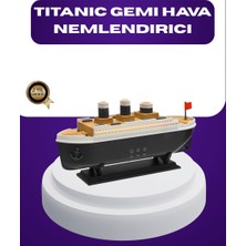 Str Store Titanik Gemi Tasarımlı LED Işıklı Hava Nemlendirici Buhar Efektli Oda Difüzörü