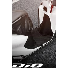 Dio Uyumlu Eva Motosiklet Paspası Siyah-Siyah