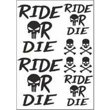 A4 127 Tek Paket Çoklu Ride Or Die Siyah