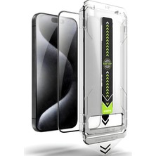 Str Store iPhone 15 ile Uyumlu Darbelere Karşı Maksimum Koruma Sağlayan ve Kolay Uygulama Aparatlı Hiçbir Şekilide Telefonda Toz Bırakmayan Cam (Iphone 15)