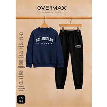 Overmax Los Angeles Baskılı Çocuk Eşofman Takımı – 3-12 Yaş