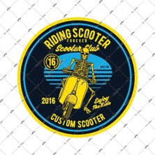 VSP27 Scooter Club Etiketi