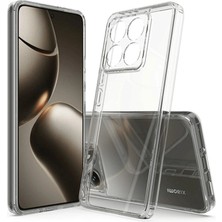 Hubrendy Mep Xiaomi Mi 14T Kılıf Lüx Şeffaf Silikon