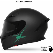Örümcek | Kask Stickerı | Kask & Grenaj Uyumlu | Yazılı Kask Stickerı