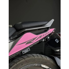 Tvs Raider 125 Için Arka Sele Raider Yazıklı Kaplama Seti (Sağ ve Sol)