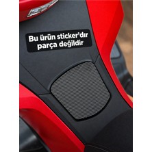 Pcx Deluxe 2025-2026 Yılları Uyumlu Depo Üstü 8d Karbon Folyo Kaplama (1 Adet) (Tam Kalıplı)