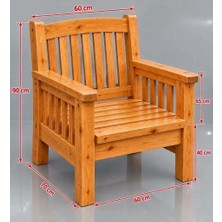 Hikioe Natura Wood Armchair