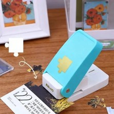 İğne İzi Puzzle Şekilli Kâğıt Delgeç Craft Punch – Şekilli Delgeç – Şekil Boyutu 3x3 cm - Scrapbook, Hobi ve Dekorasyon