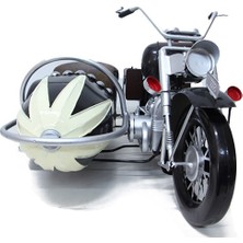 Cartiva Dekoratif Metal Motosiklet Sepetli