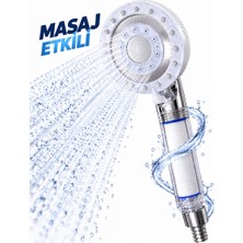 Adalı Store Filtreli Duş Başlığı Masaj Etkili Beyaz