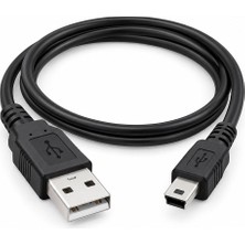 BK Teknoloji 50CM USB 2.0 Type-A Erkek – Mini Usb-B 5 Pin Veri ve Şarj Kablosu