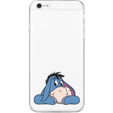 Mobilpad iPhone 6 Plus/6s Plus Uyumlu Eeyore Desenli Şeffaf Telefon Kılıfı