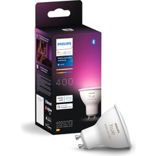 Str Store 4.2W Renkli Akıllı Spot Ampul GU10 Bluetooth Uyumlu, Alexa, Apple Home ve Google Assistant ile Sesli Kontrol - 25.000 Saat Ampul Kullanım Ömrü