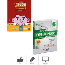 Gizli Yayınları 6.Sınıf Fen Bilimleri Usta İşi Soru Bankası + Paragraf Deneme 2 K