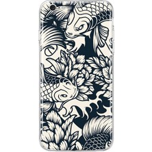 Mobilpad iPhone 6/6s Uyumlu Balık Desenli Şeffaf Telefon Kılıfı