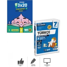 Gizli Yayınları 7. Sınıf Türkçe Müfredatın Gizli Dergisi + Paragraf Deneme 2 Kita
