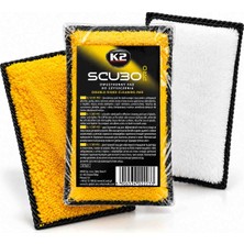 K2 Scubo Pro Çift Taraflı Araç Içi Temizlik Pedi (Scrub Pad) 13×8 cm