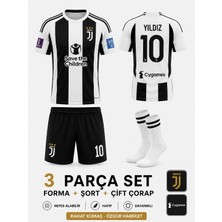 Yensa Kenan Yıldız Juventus Çocuk Futbol Forma Seti Çorap Hediyeli