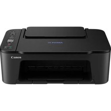 Str Store Pixma E3440 Renkli Inkjet Yazıcı, Fotokopi ve Tarama Makinesi, Wifi, Siyah, 435 x 327 x 145 mm