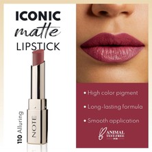 Str Store Cosmetics Iconic Matte Lipstick 110 Alluring Kalıcı Mat Ruj, Kırmızı