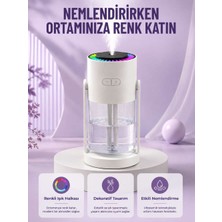 Bin1çeşit Sessiz Hava Nemlendirici Renkli Gece Işıklı Otomatik Kapanma Özellikli Nemlendirme Cihazı