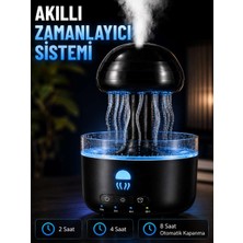 Bin1çeşit Denizanası Tasarımlı Ultrasonik Hava Nemlendirici Rgb LED Işıklı Sessiz Buhar Makinesi Zaman Ayarlı