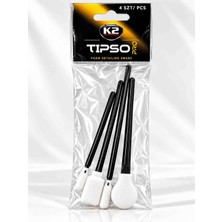 K2 Tipso Pro Köpüklü Mini Detay ve Temizlik Çubukları Seti (4 Parça)