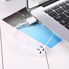 Str Store Harici Kablolu 7.1 USB Ses Kartı 3.5mm Mikrofon Çevirici Dönüştürücü Adaptö