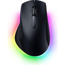 Str Store Pro Click V2 - Kablosuz Ergonomik Mouse - Aı Prompt Assist - 30K Optik Sensör - 3,5 Ay Pil Ömrü (14 Bölgeli Chroma Rgb, Hyperscroll Eğilebilir Mouse Tekerleği) Siyah