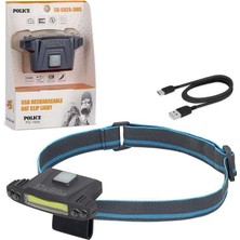 Bin1çeşit PS-1930 USB Şarjlı Cob LED Şapka Feneri