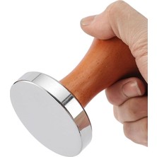 Str Store Çelik Ahşap 51 mm Espresso Makinesi Tamperi Barista Ekipmanı MT135