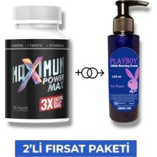Maximum Power Erkeklere Özel 30'lu Muzice Libdo Arttrc Krem 125 ml