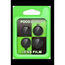 Bin1çeşit Poco X6 Pro Raze Metal Kamera Lens - Siyah