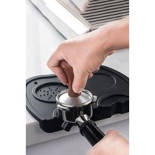 Str Store Mat Siyah Kaymaz Silikon Kahve Tamper Matı Tamper Tutucu CIN447