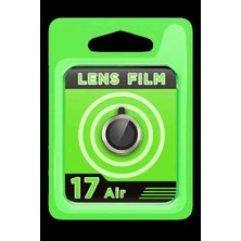 Bin1çeşit iPhone 17 Air Raze Metal Kamera Lens -