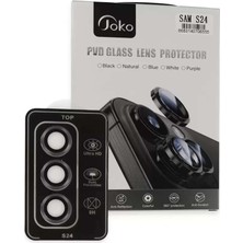 Bin1çeşit Galaxy S24 Pvd Metal Kamera Lens - Derin Mor